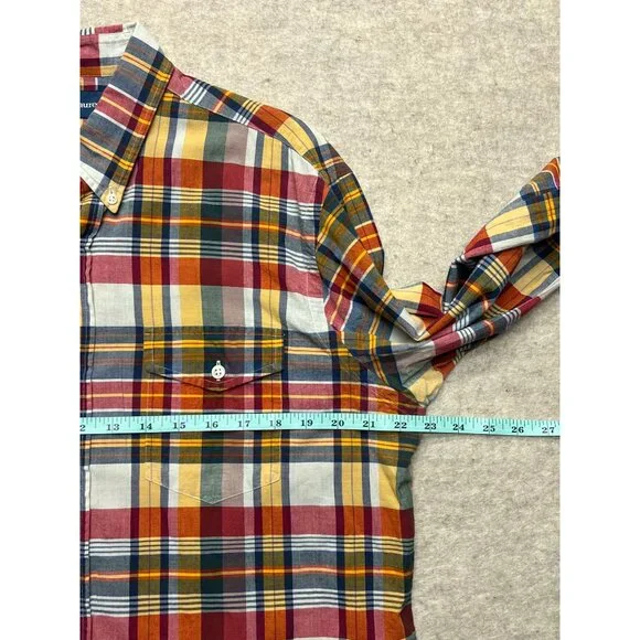 Ralph Lauren Plaid Long Sleeve Button Down Men's Shirt Large Classic Casual Bus - Picture 7 of 8